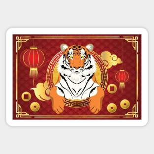 Lunar new year tiger Sticker